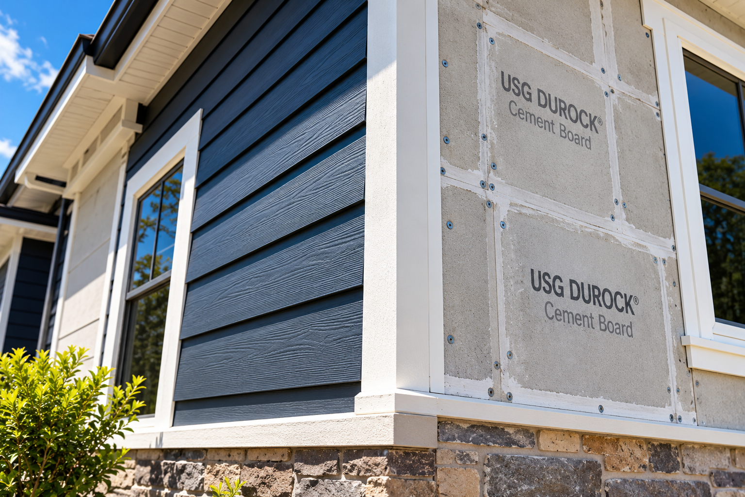 Siding Repair and Cement Board Installation